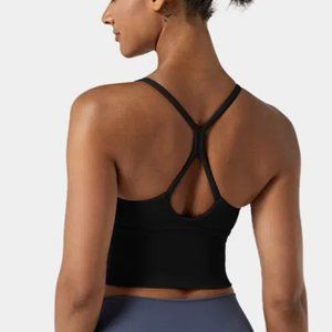 Halara In My Feels Crossover Racerback Tank Top